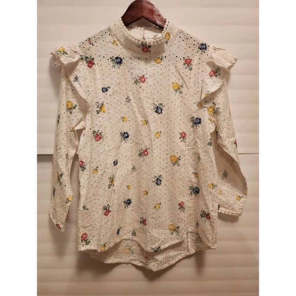 Prospect the‎ Label Floral Blouse Top Size Med